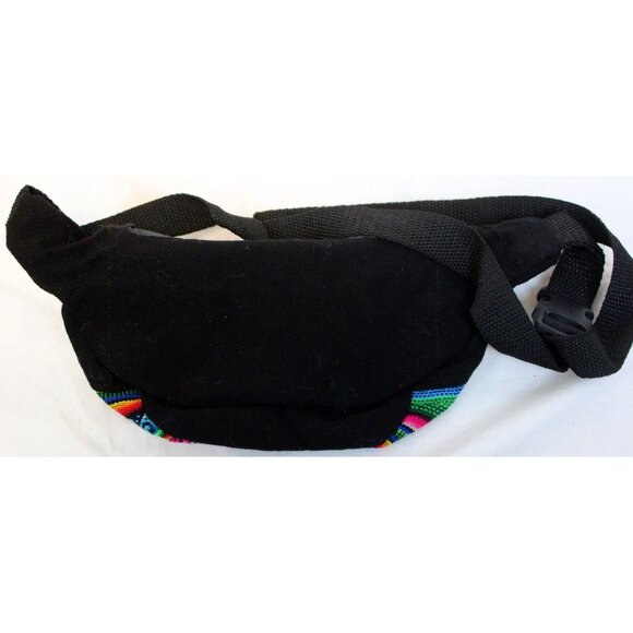 Peruvian Lined Waist Bag Bum Moon Fanny Hip Pack Native Textile Cross Body Unise - Picture 3 of 6